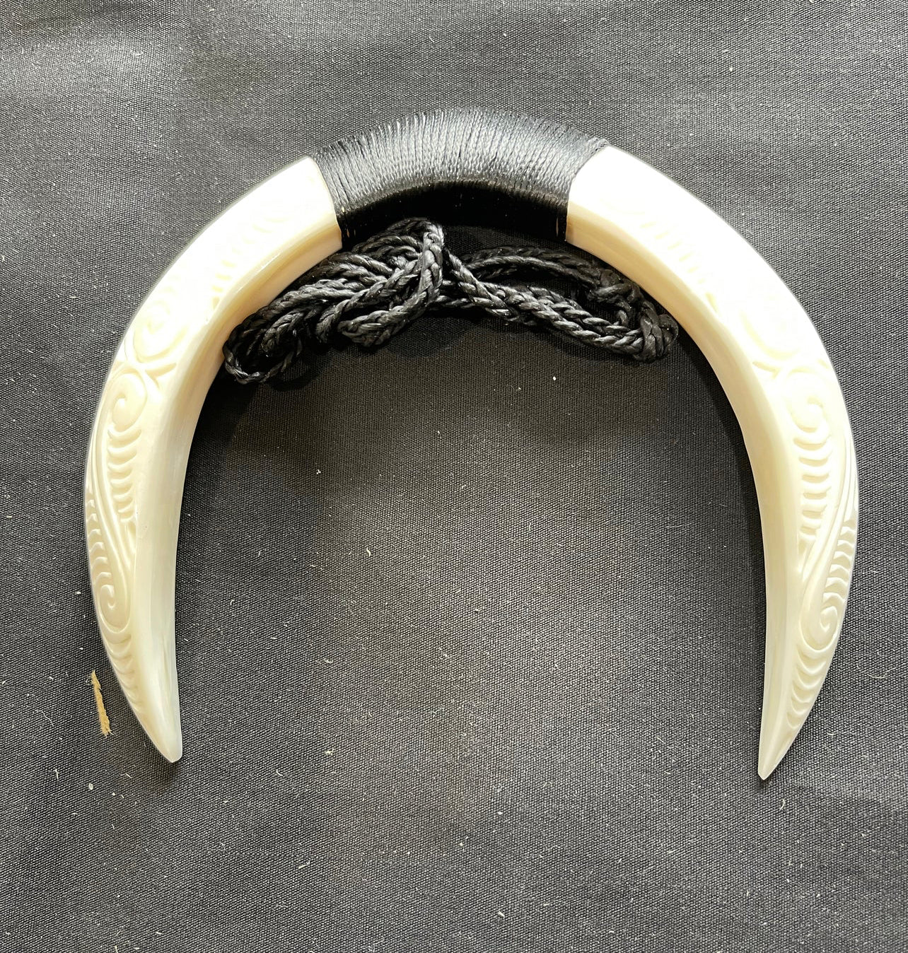 Pig Tusk Necklace - Bone Necklace - Boar Tusk Necklaces – An Eye 4 Art