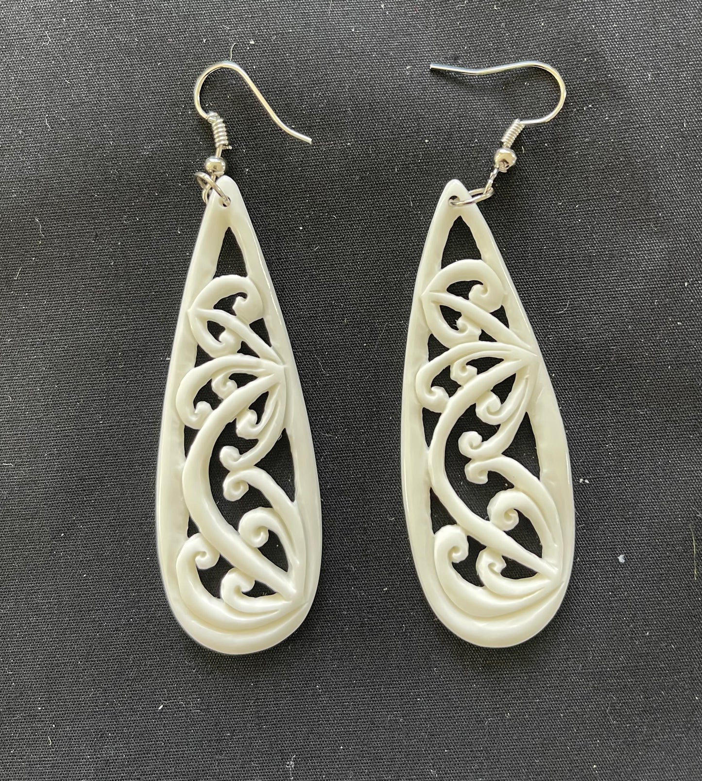 Drop Bone Earrings