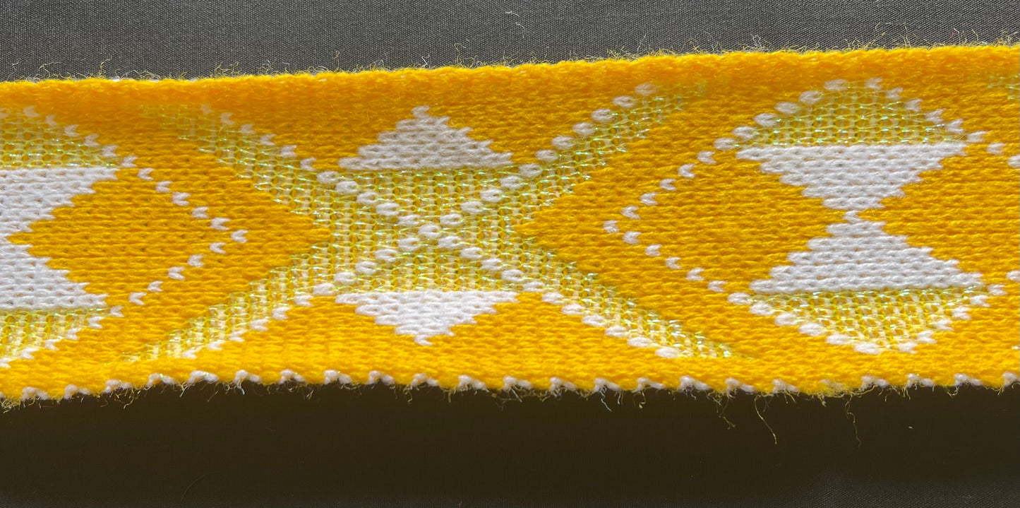 Gold and yellow with yellow lurex- Band 2.5inch