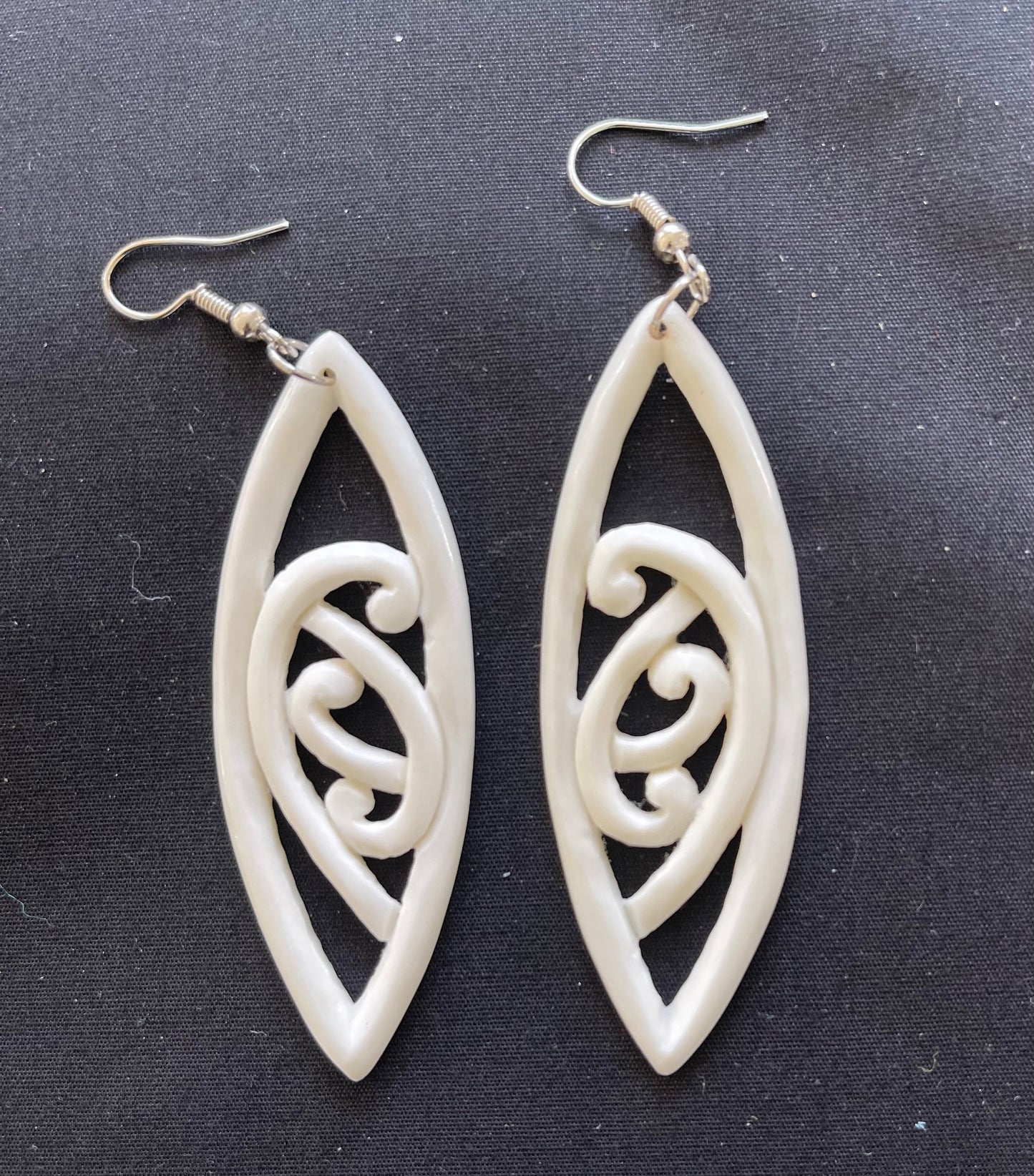 Drop Bone Earrings