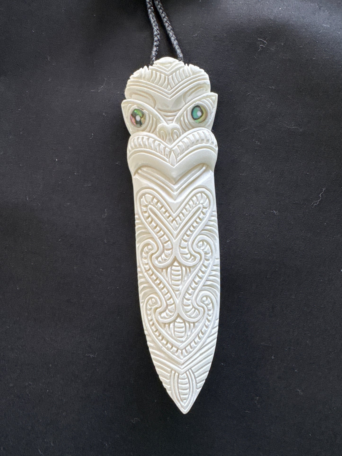Toki Pendant - Bone Carving