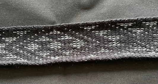 Black with silver flex 2in