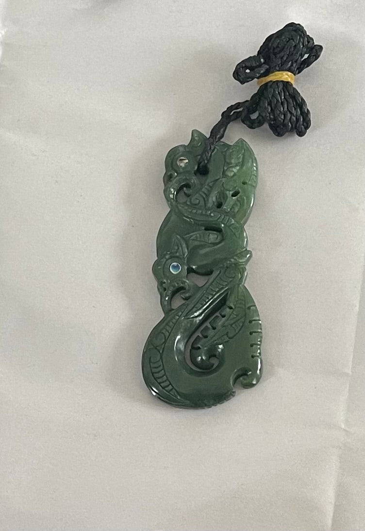 Double Manaia Pounamu Necklace