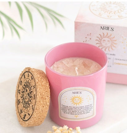 Aries Gemstones fragrance Candle