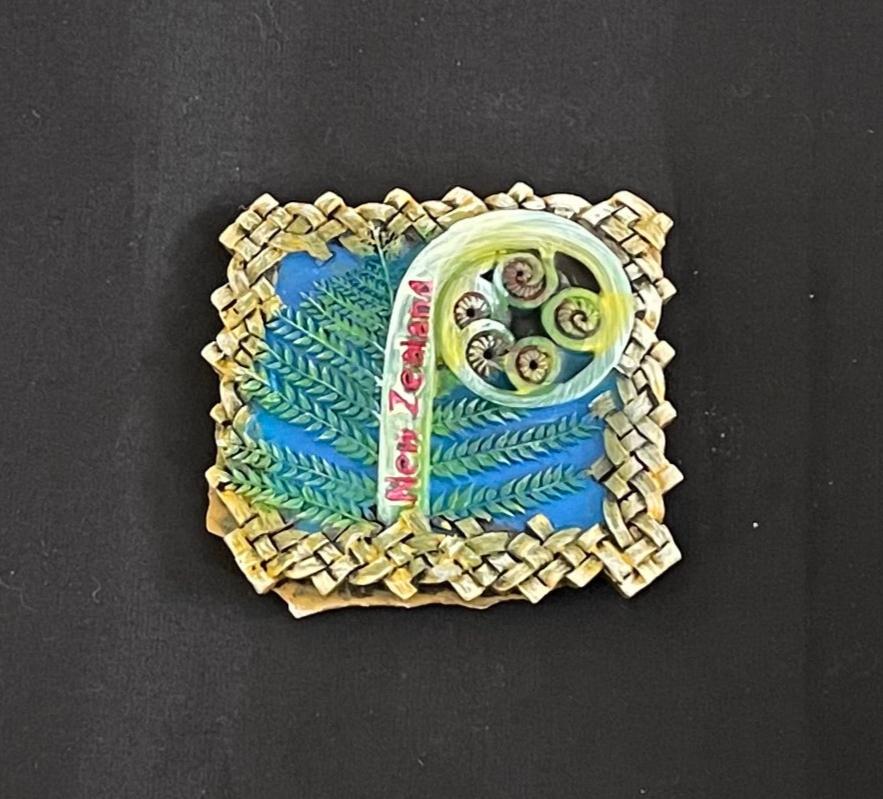 Maori Poly Resin Ponga Frond Magnet