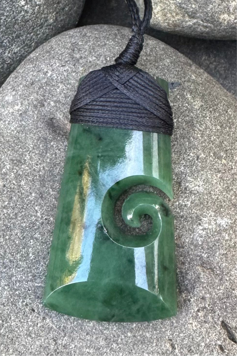 Toki with Koru Pounamu Necklace*