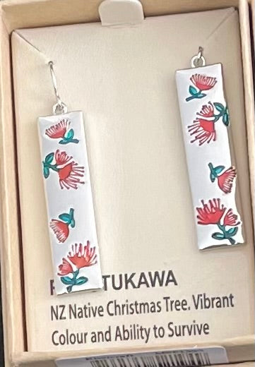 Pohutukawa Earrings