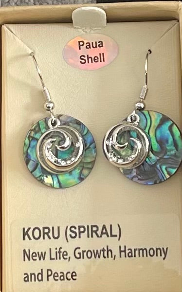 Paua Koru Earrings