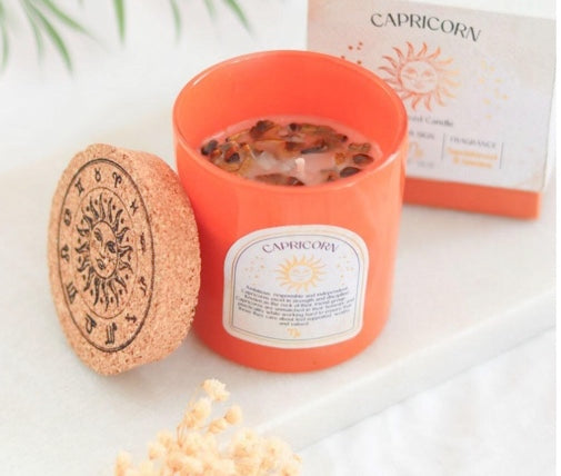 Capricorn Gemstones - Scented Candle