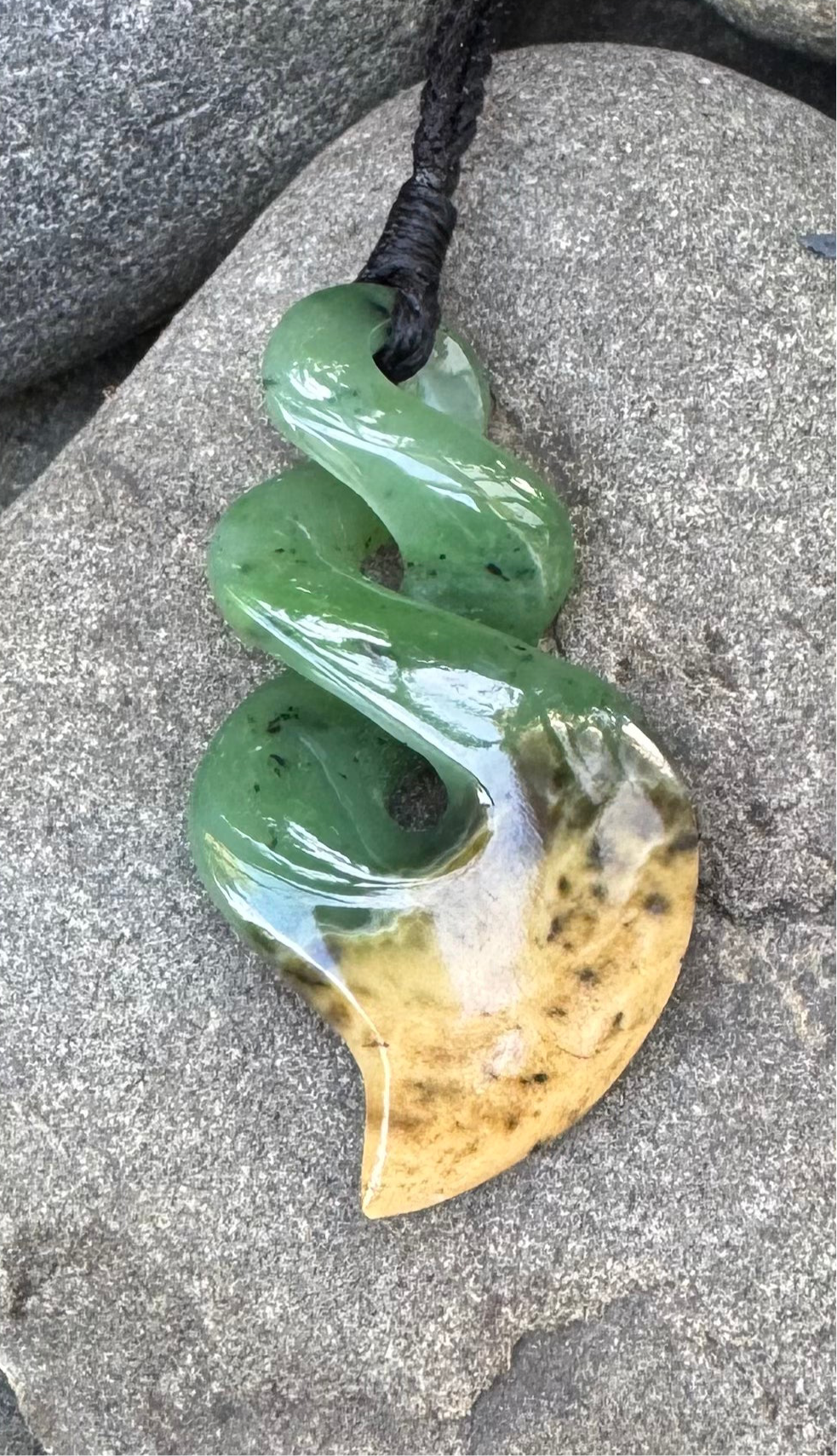 Triple Twist Pounamu Necklace *