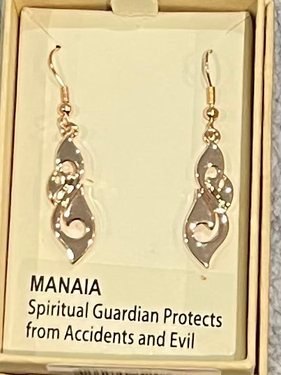 Gold Manaia Earrings