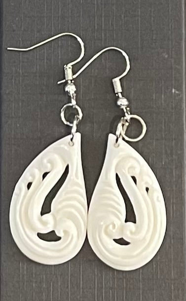 Koru Harmony Bone Earrings