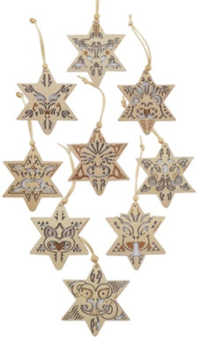 Matariki Star Set - Wooden Ornament