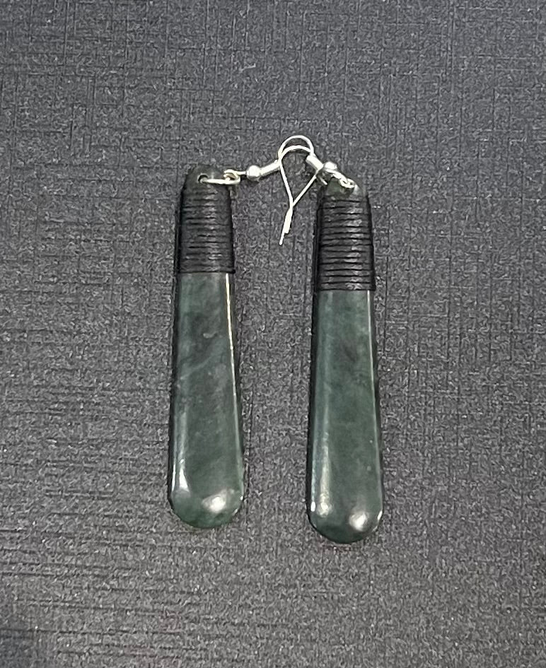 Greenstone Toki Earrings