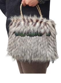 Ponga - Fur Bag - Maori Kete - Kete Basket - Maori Bags