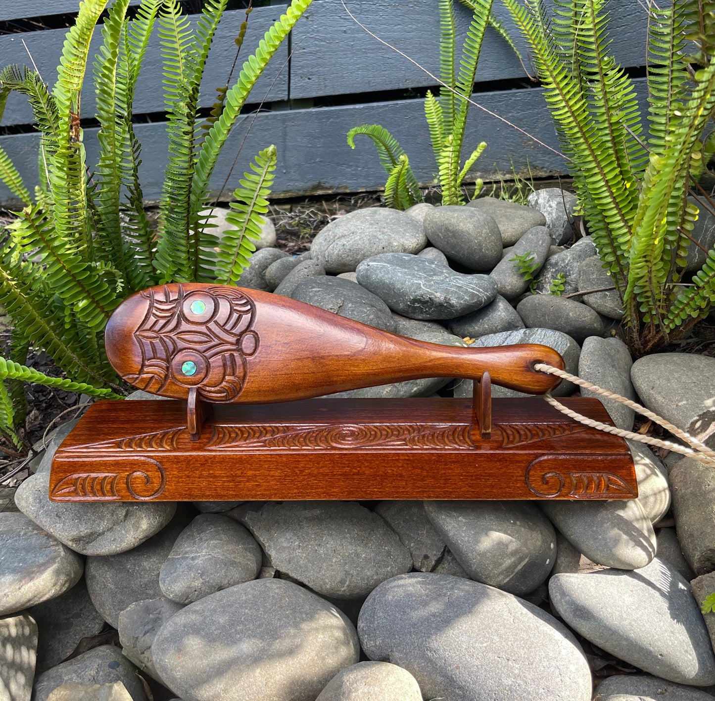 Patu On Stand - Wood Carvings
