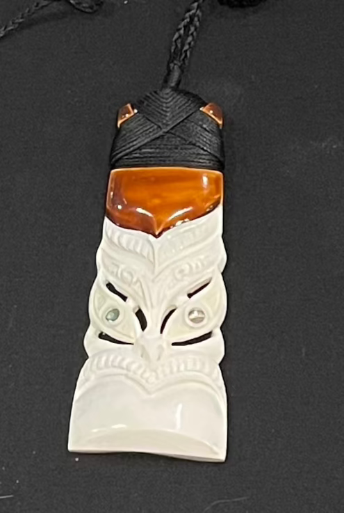 Carved Bone Necklace - Bone Carvings NZ - Bone Necklace