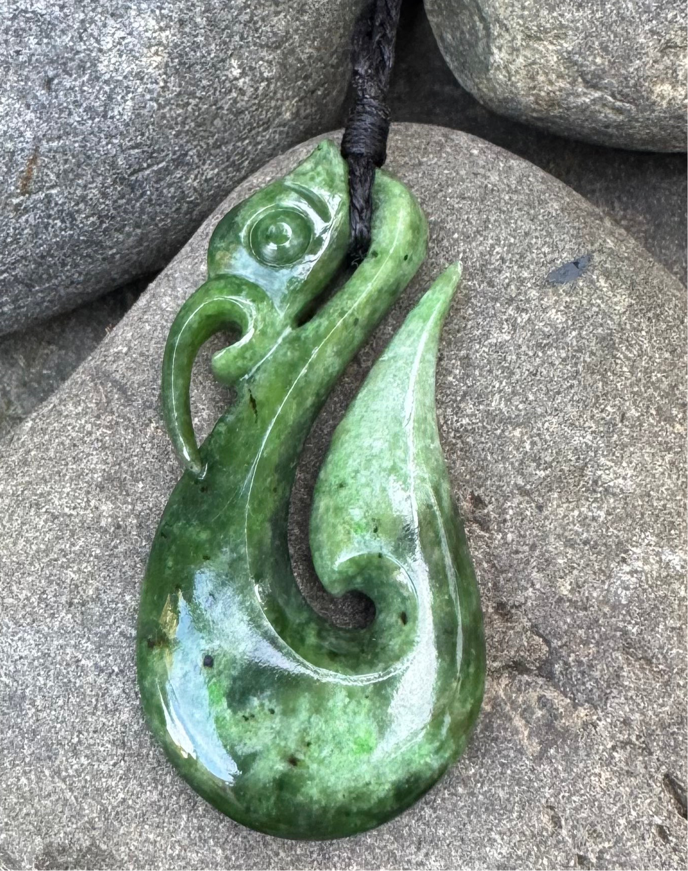 Manaia Hei Matau Pounamu Necklace*