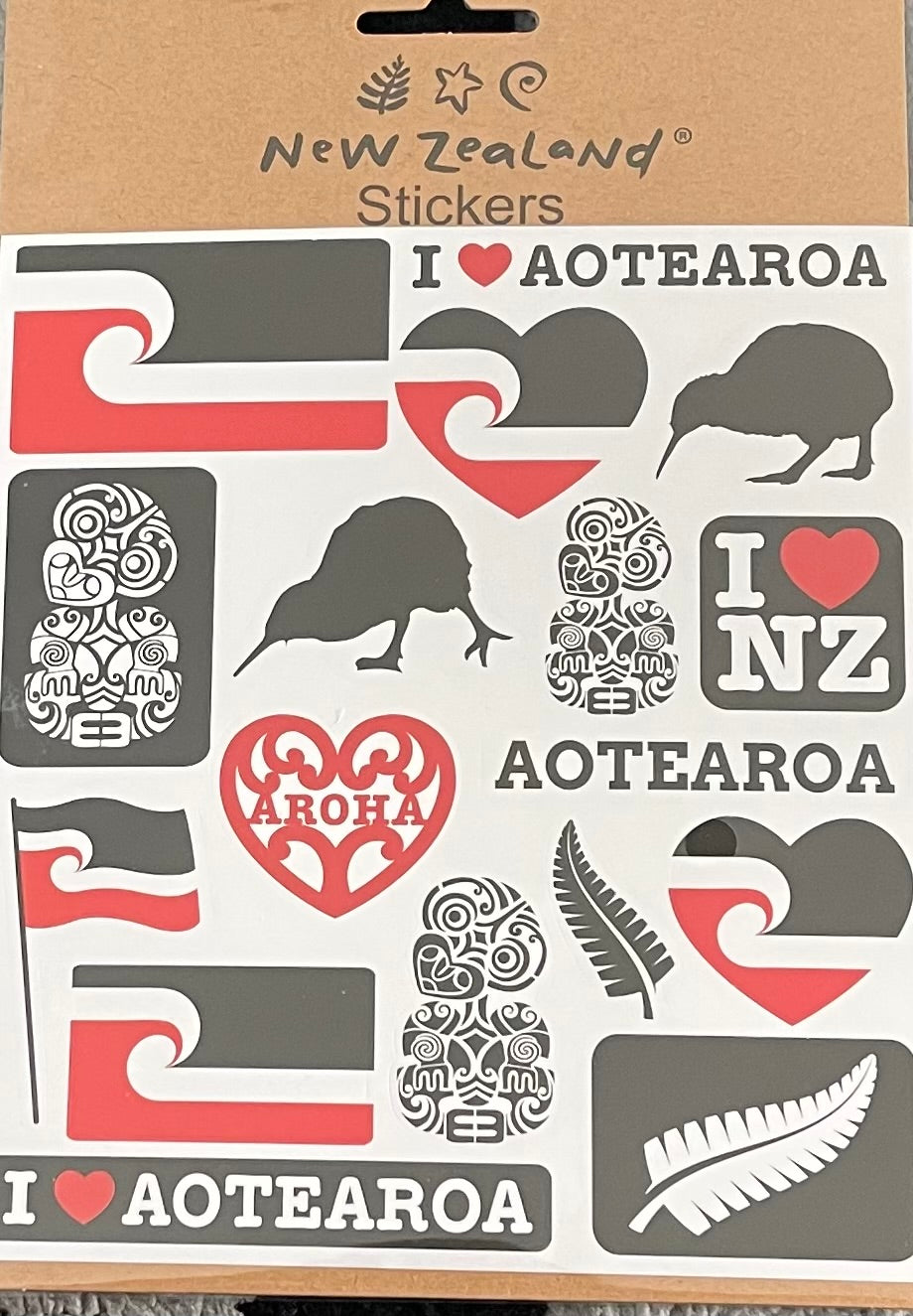 Stickers - I love Aotearoa
