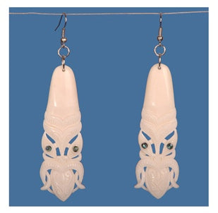Wheku Carved - Bone Earrings