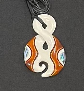 Twist Necklace - Bone Carving