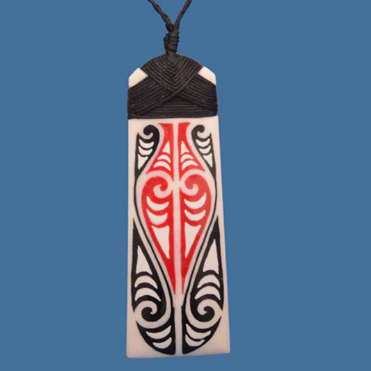 Toki Necklace - Bone Carving - Bone Necklace