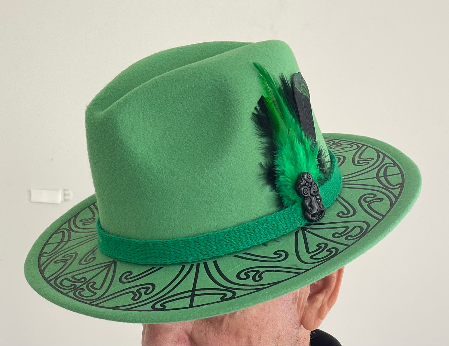 Potae - Emerald green Fedora Felt Hat