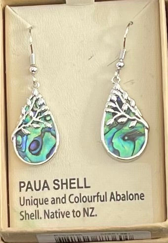 Paua Drop Earrings