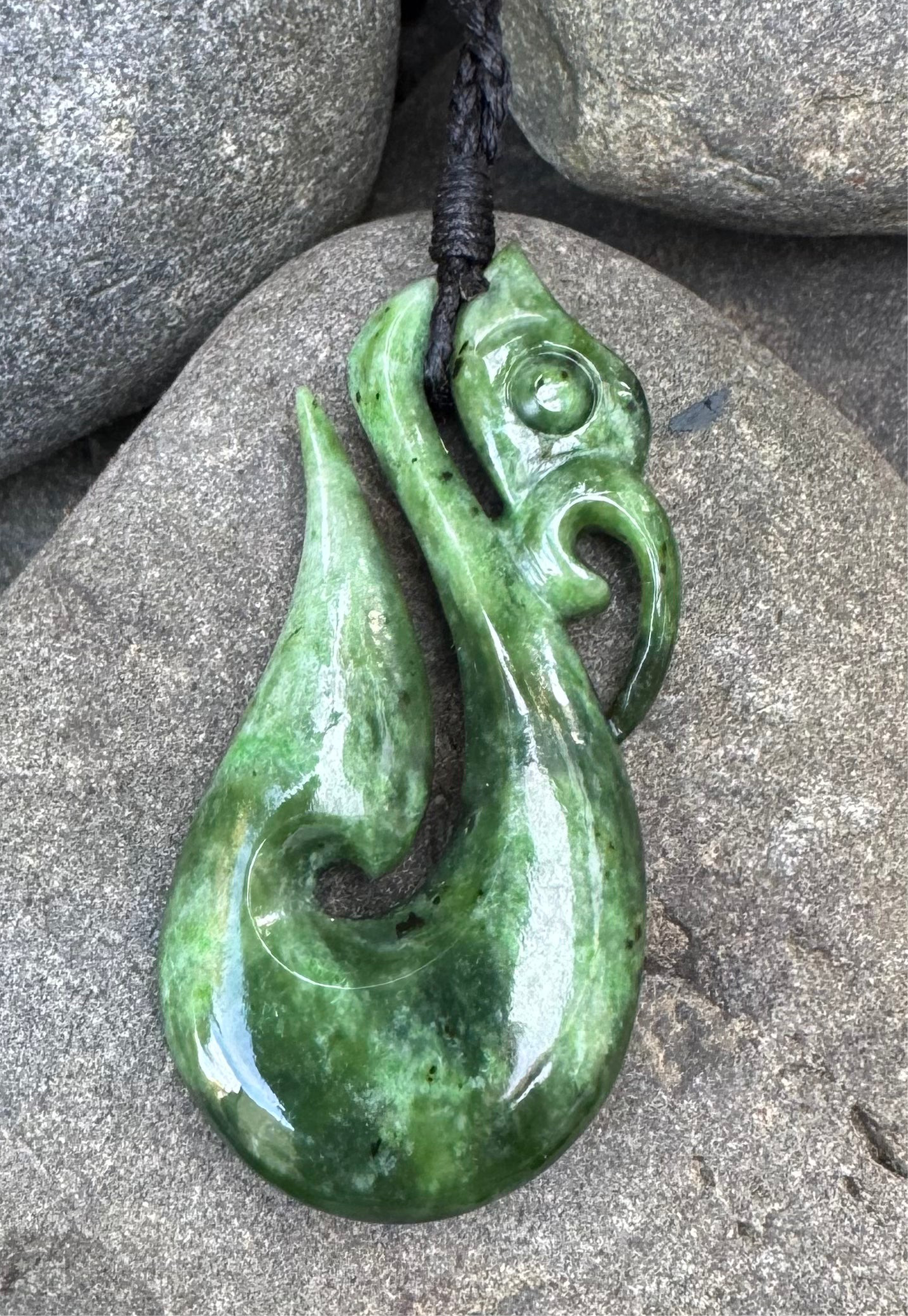 Manaia Hei Matau Pounamu Necklace*