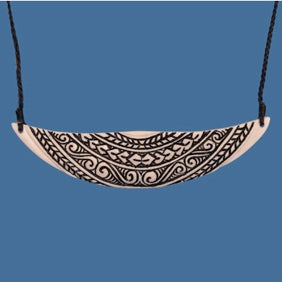 Breastplate - Maori Necklace - Bone Carving Designs