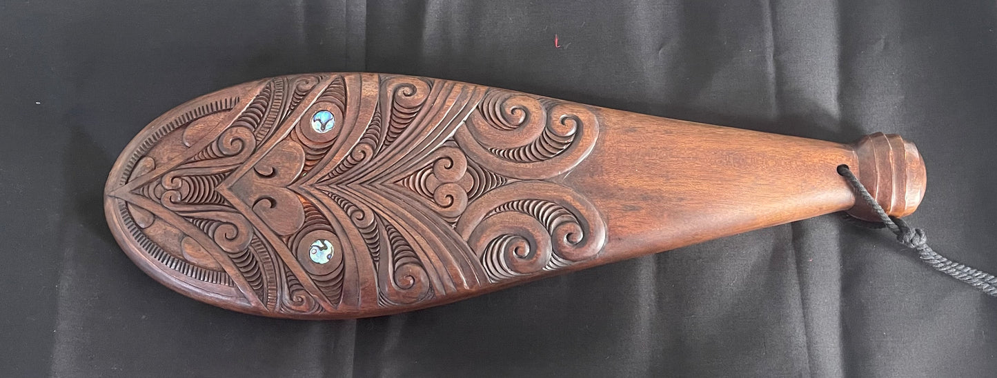 Extra Large Patu - Wood Carving