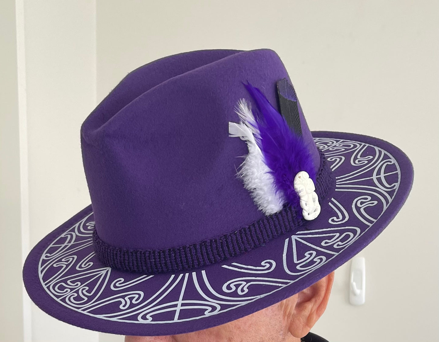 Potae - Purple Fedora Felt Hat