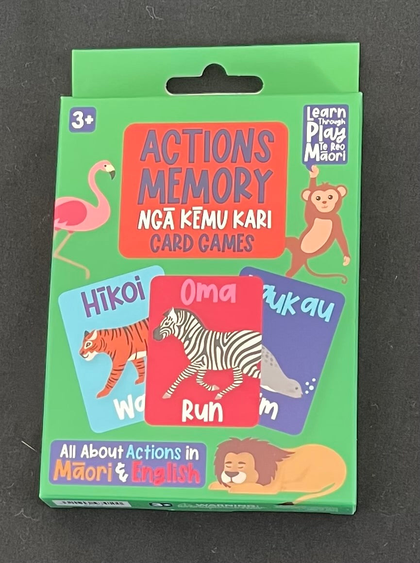 NGA Kemu Kari Card Game - Maori Games - Te Reo Maori Games