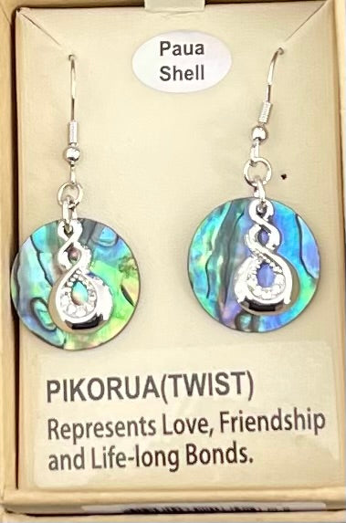 Paua Twist Earrings