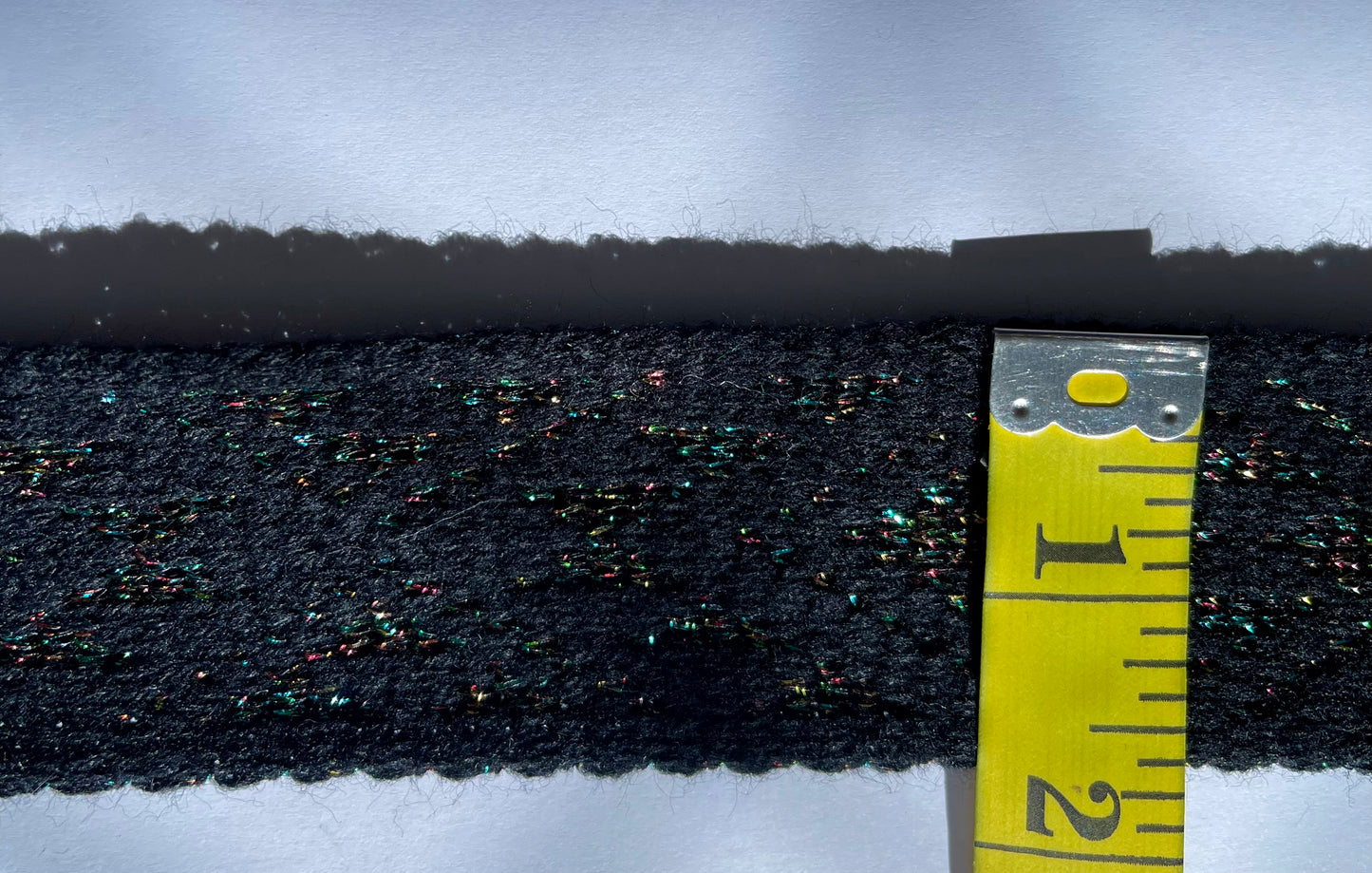 Black with shimmer color flex