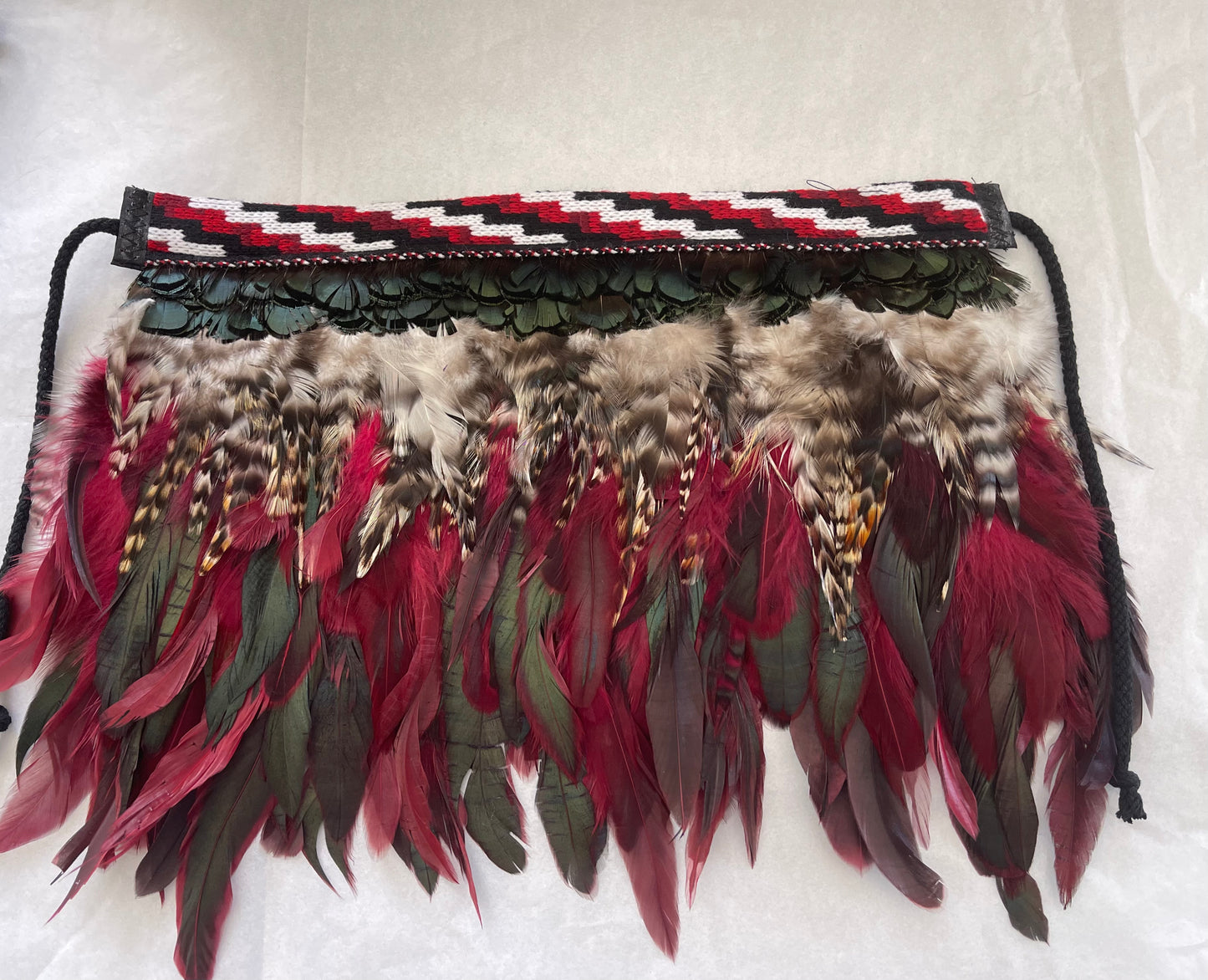 Kakahu - Korowai Maroon On a Stand