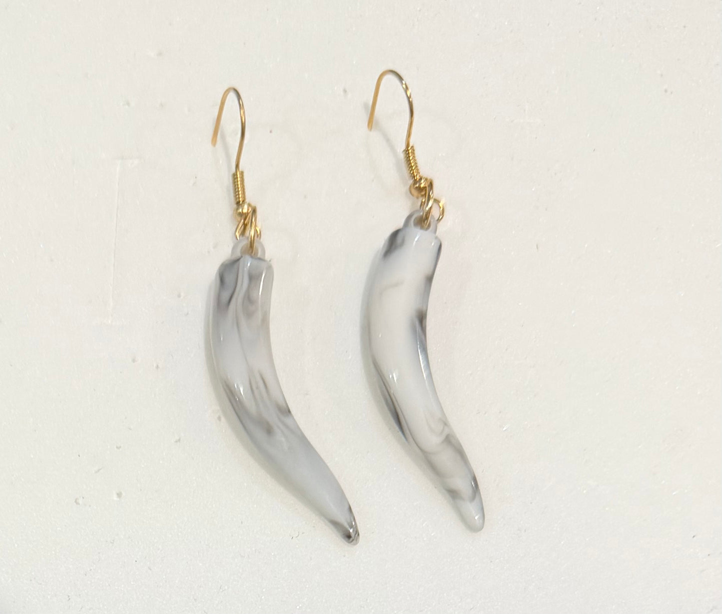 Glass earrings