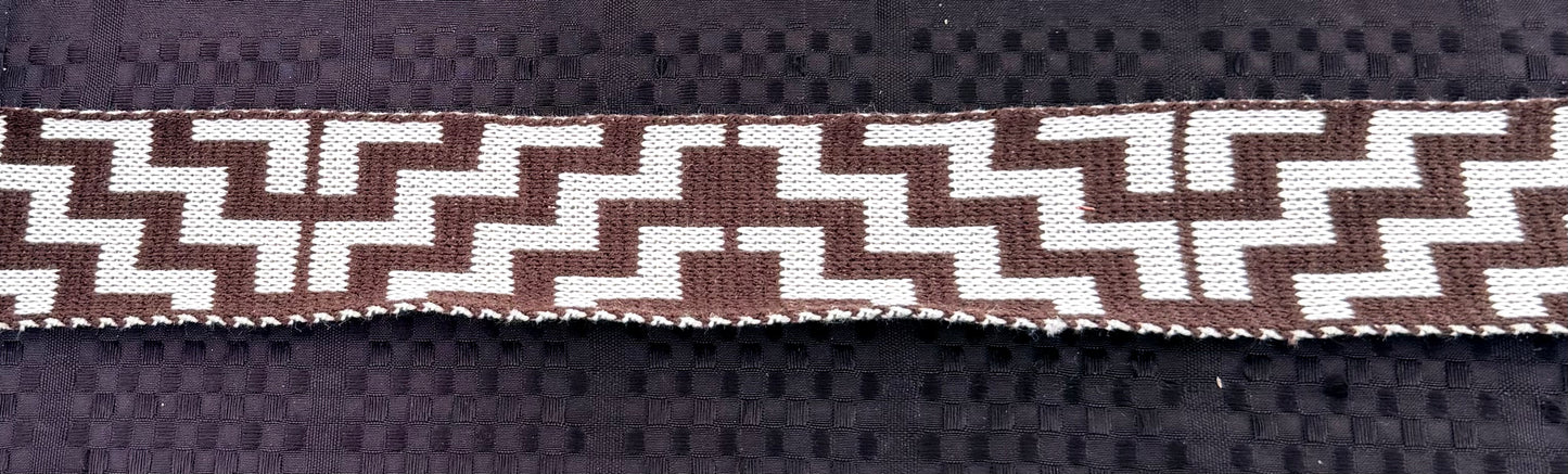 True Poutama Design Taniko Band 2.5in Chocolate