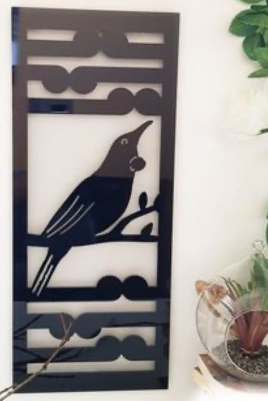 Tui and Koru - Art Panel