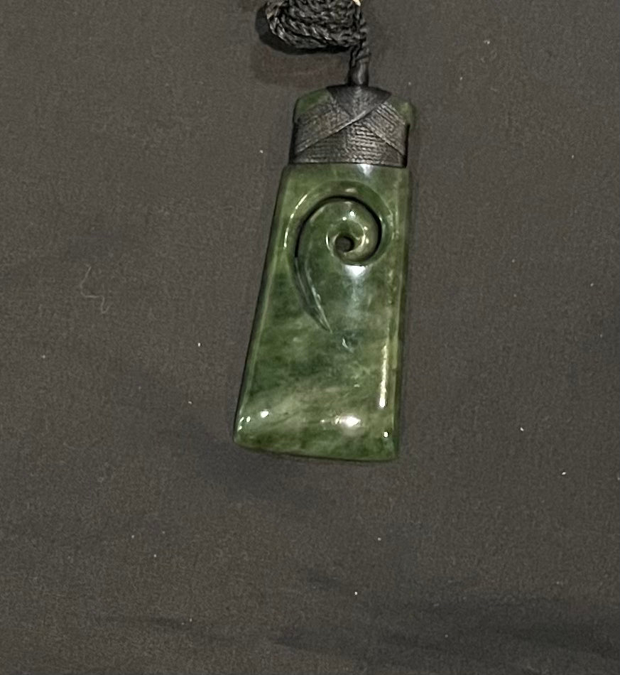 Koru Toki Greenstone Pounamu Necklace