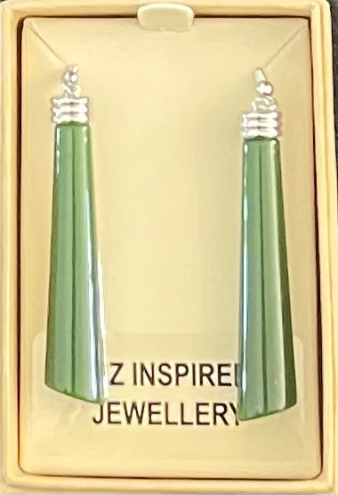 Jade drop Earrings