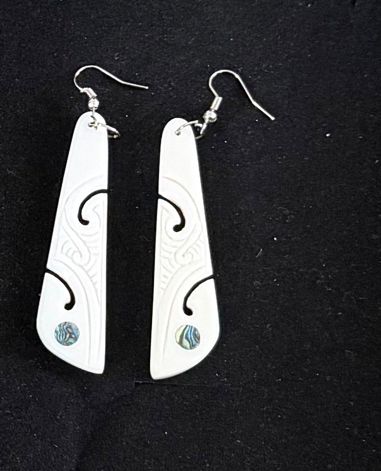 Drop- Bone Earrings