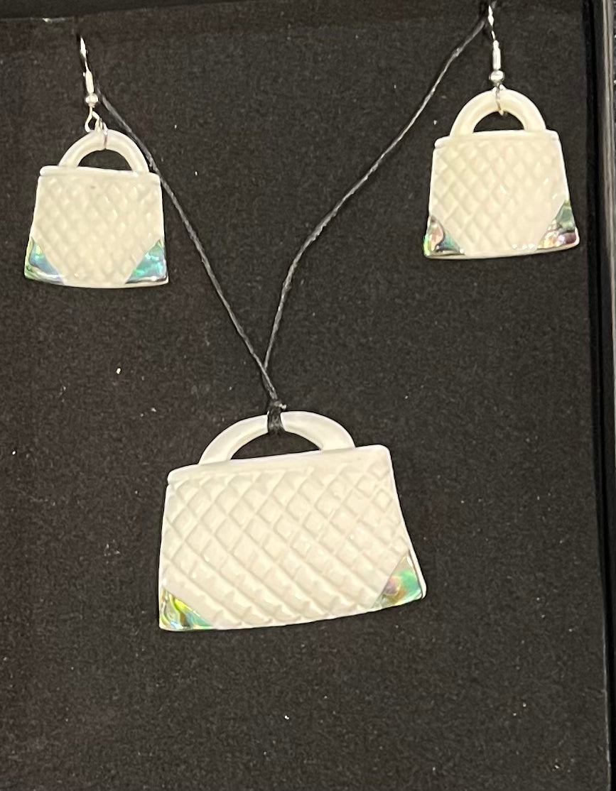 Bone Kete Set - Bone Necklace & Earrings