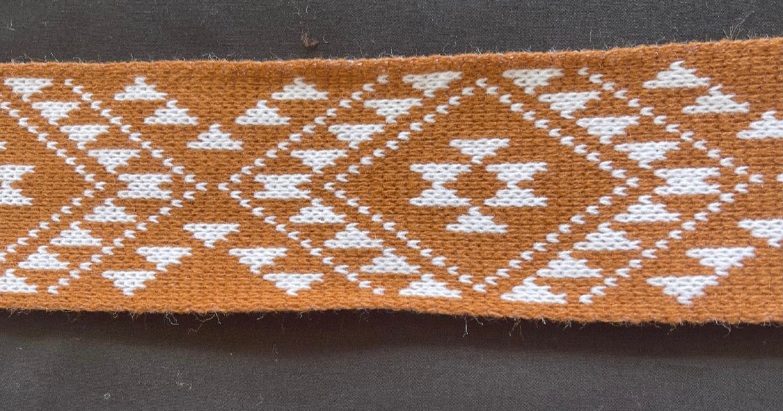 Tan and White - Taniko Band 2inch