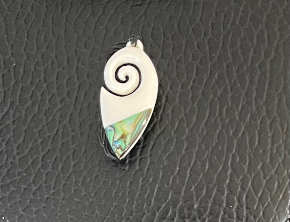 Koru Necklace - Beef Bone Carving