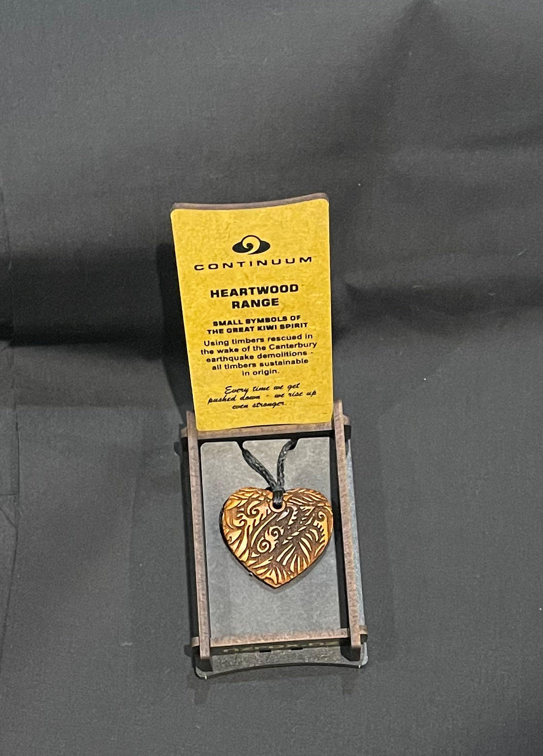 Heartwood Heart Pendant