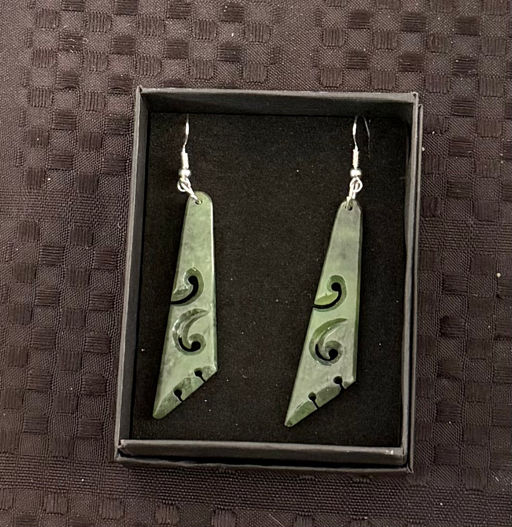 Toki Greenstone Earrings