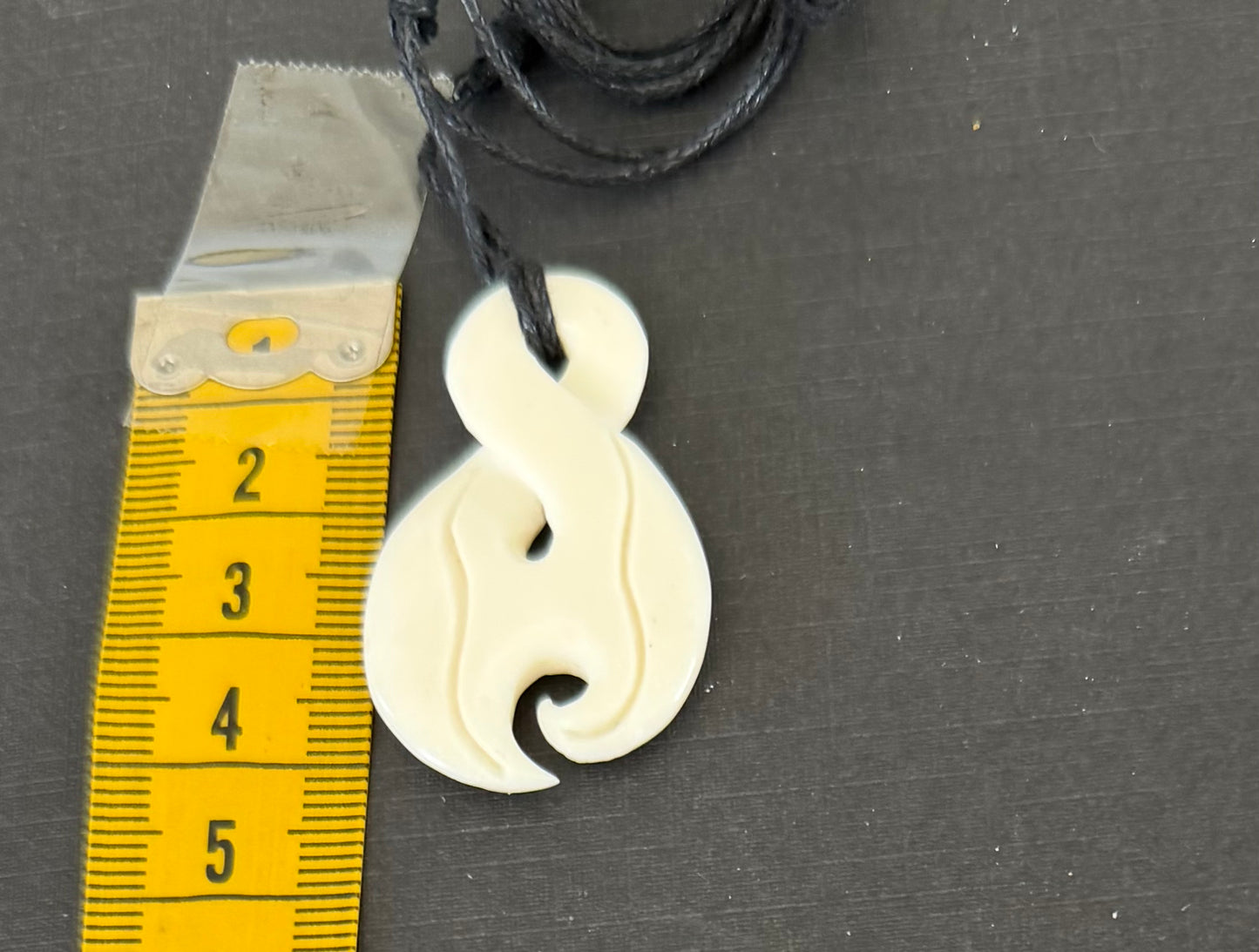 Beef Bone Twist Pendant