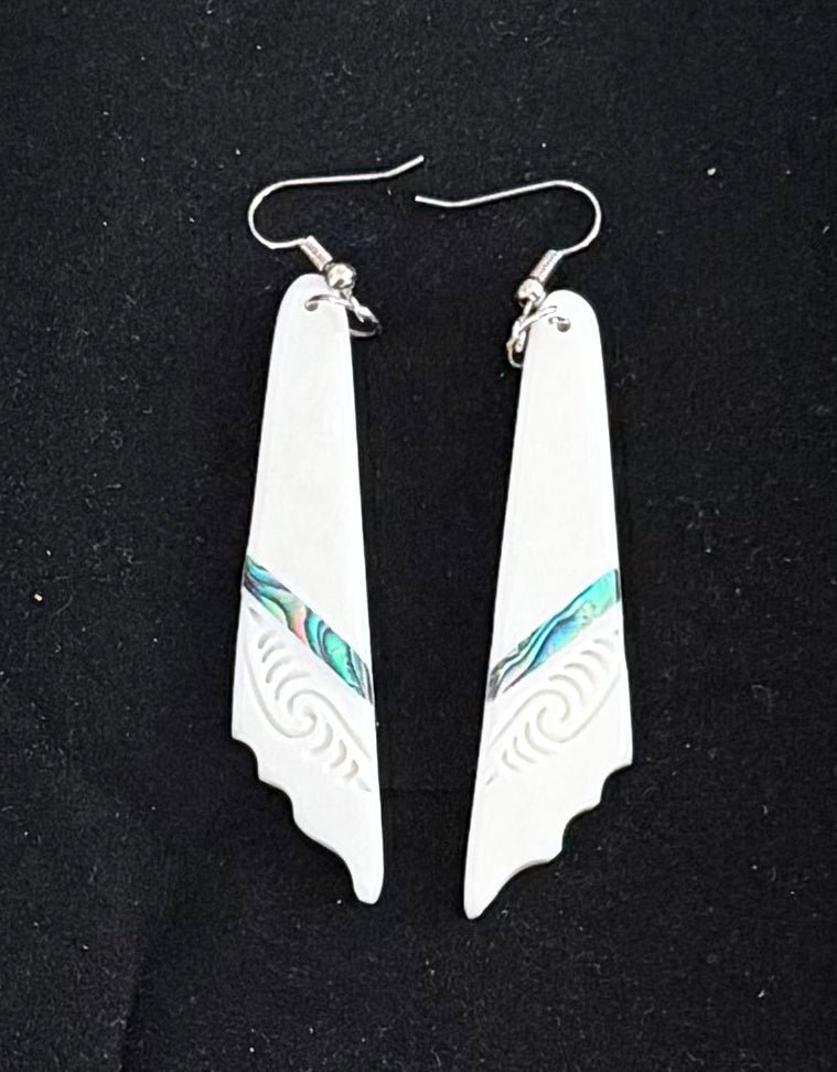 Drop Bone Earrings