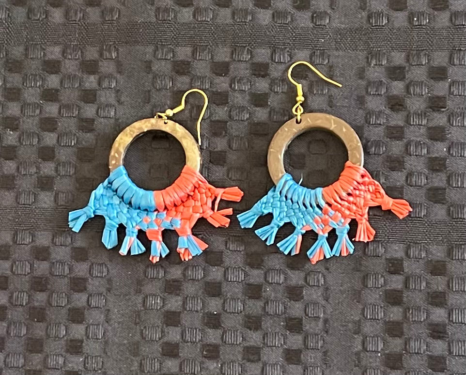 Rarotonga Weaved Earring